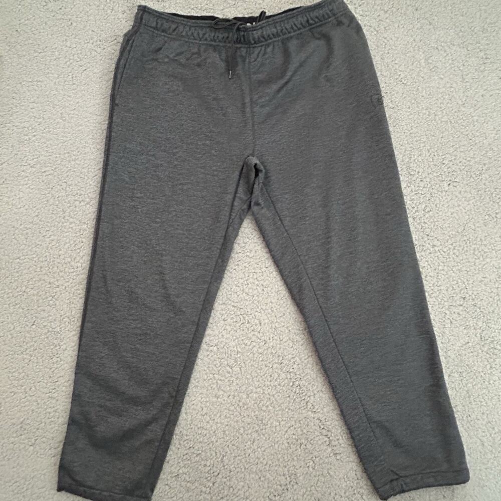 And1 Sweatpants Mens Black Basketball Fleece Straight Leg Sz 2XL